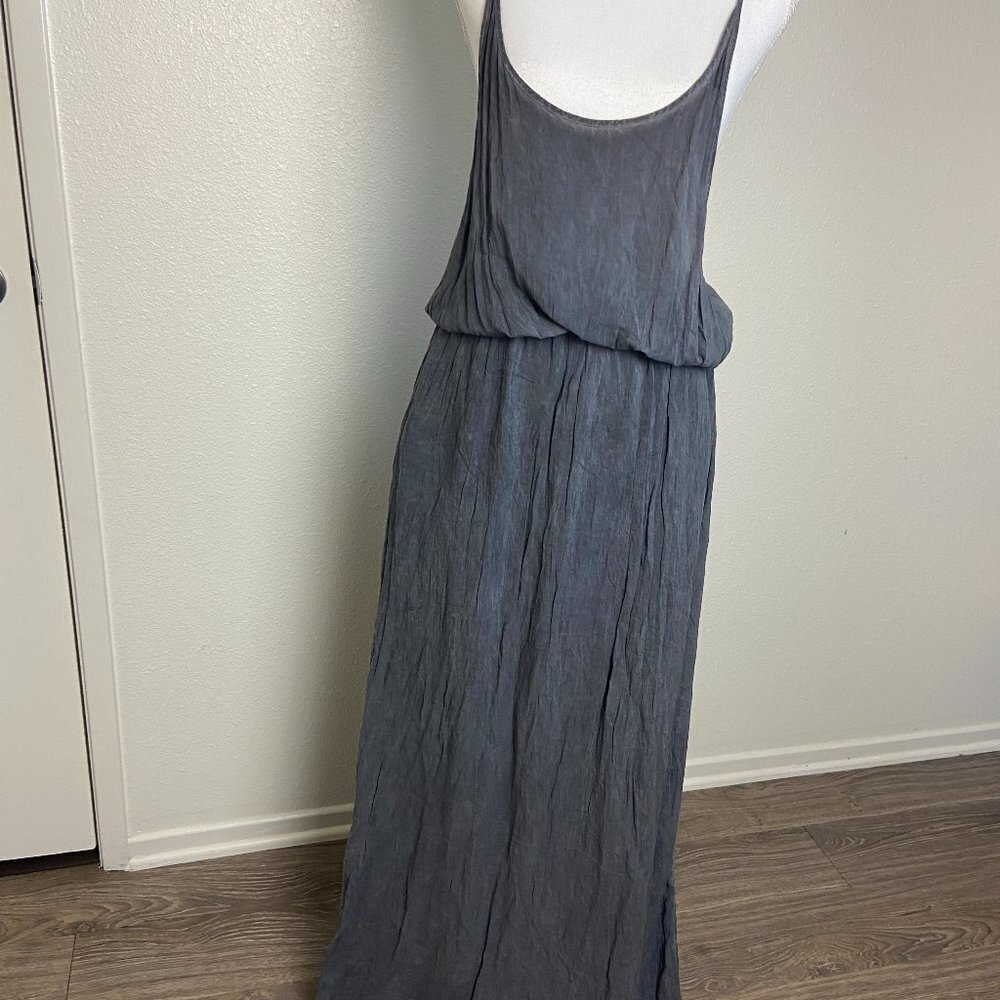 Betro Simone Gray Washed Racerback Sleeveless Maxi Dress Size XL